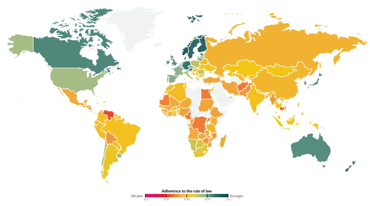 World Justice Project’s ”Rule of Law Index”