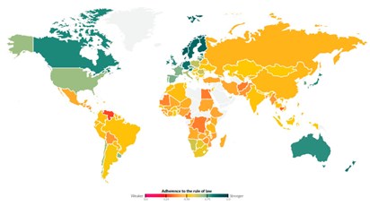 World Justice Project’s ”Rule of Law Index”